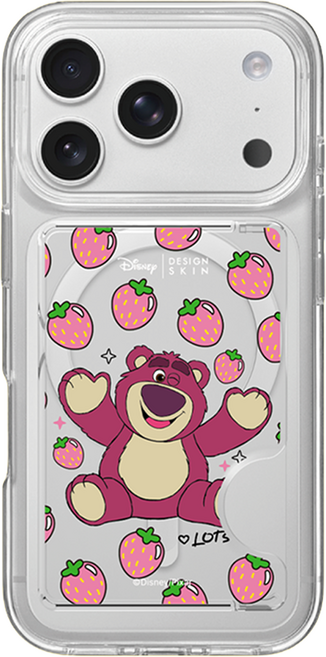 DESIGN SKIN 玩具總動員 MagSafe 卡夾, 草莓熊抱哥, 1個
