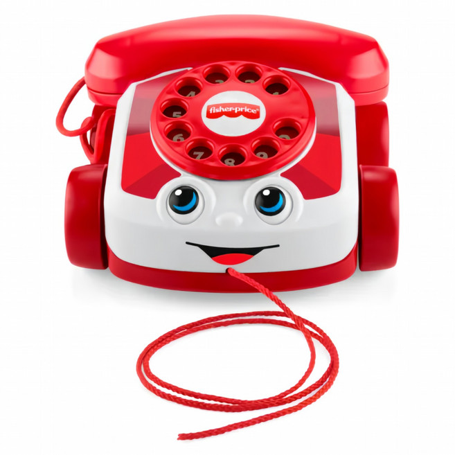 fisher-price 費雪 經典可愛電話 80周年款, 混和顏色, 1套