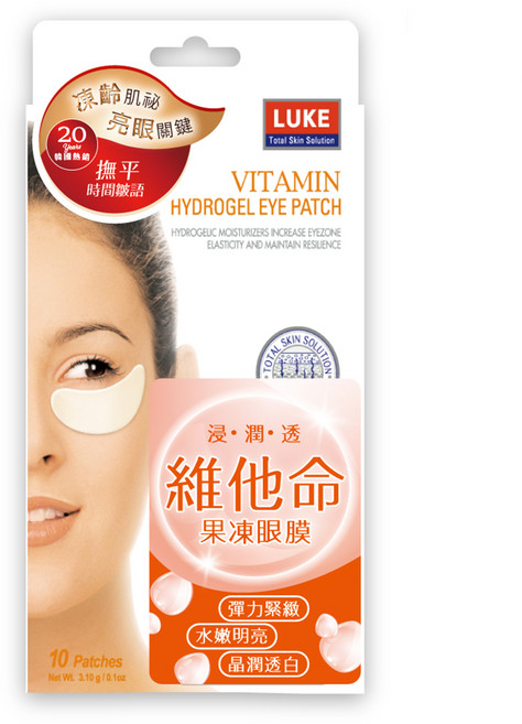 LUKE 台灣公司貨 維他命果凍眼膜, 2組, 5入