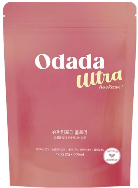오다다 슈퍼림포티 울트라, 1개, 60개입, 2g