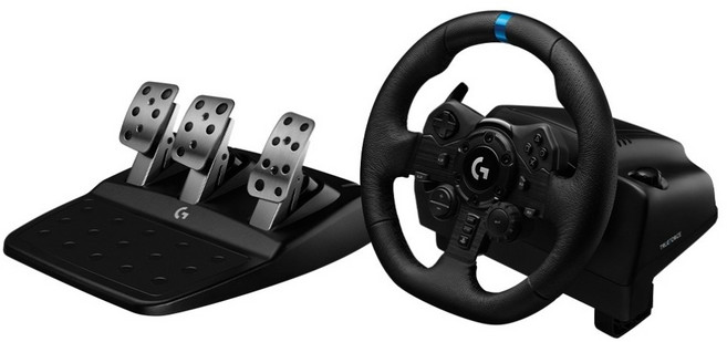 logitech G 羅技G 模擬賽車方向盤, 1套, G923