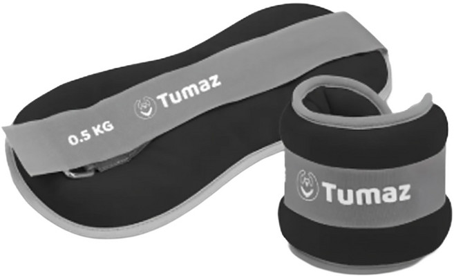 Tumaz 月熊 彈性負重沙袋 2入組, 黑色, 1套