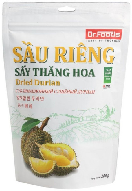 Dr.Foods 榴槤乾, 1個, 100g