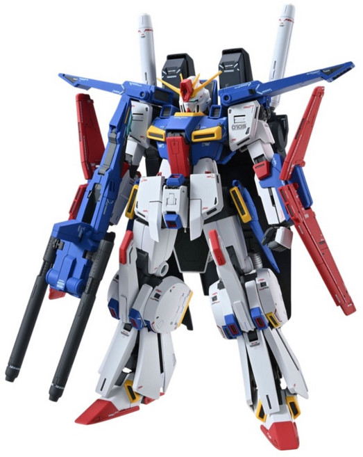 BANDAI 1/100 MG 機動戰士鋼彈 全裝甲型ZZ鋼彈 Ver. Ka 組裝模型, 1個