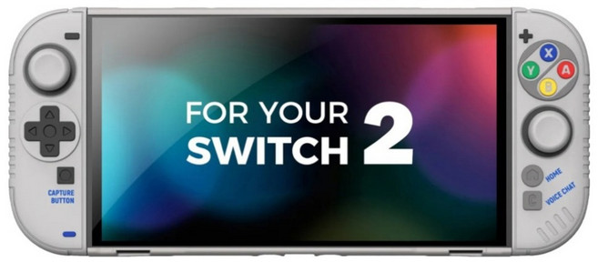 IINE 良值 Switch2用保護套裝 PC + 矽膠 + 搖桿帽, 灰色, 1個, L1289
