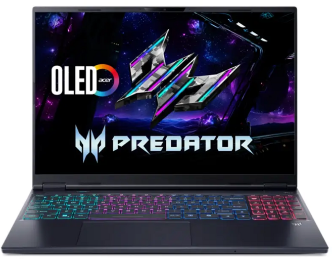 acer 宏碁 Predator Helios Neo 16 OLED 16, Intel Core Ultra 9 386H, NVIDIA GeForce RTX 5070, 16GB, 512GB, Windows 11 Home, 黑色, PHN16S-I51-91ZX