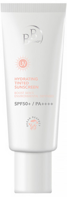 BB AMINO 科研 玻尿酸角鯊潤色防曬乳 柔膚 SPF50+ PA++++, 1件, 35ml