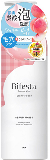 Bifesta 碧菲絲特 保濕碳酸泡洗顏 蜜桃香, 200g, 1個