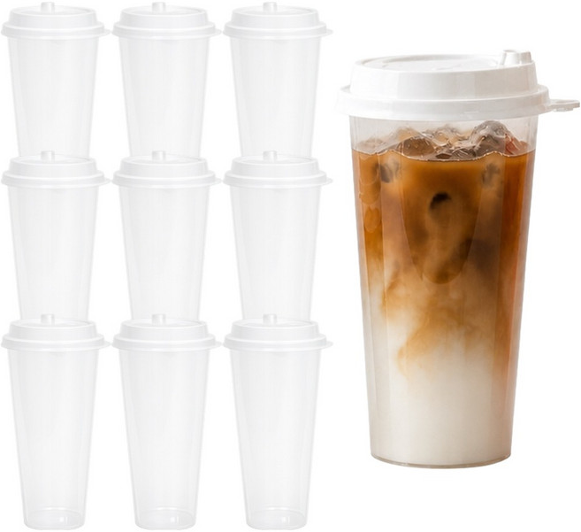 Draw Life 可重複使用杯 92口徑 環保杯 700ml + 杯蓋組, 10套