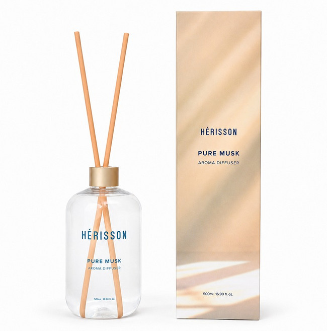 에리쏭 대용량 아로마 오일 디퓨저, 1개, 500ml, 퓨어 머스크