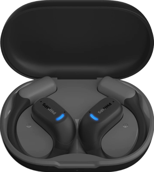 PHILIPS 飛利浦 GO系列 開放式耳掛藍牙耳機, 暗影灰, TAA6709