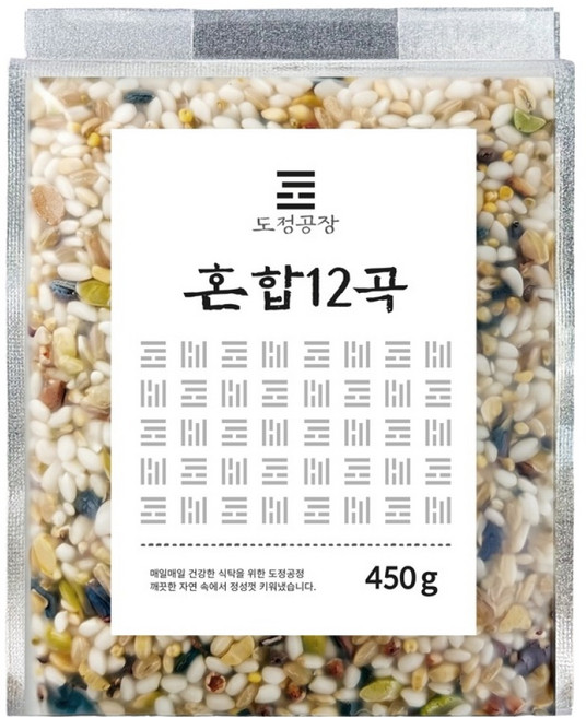도정공장 혼합12곡 진공미, 450g, 4개