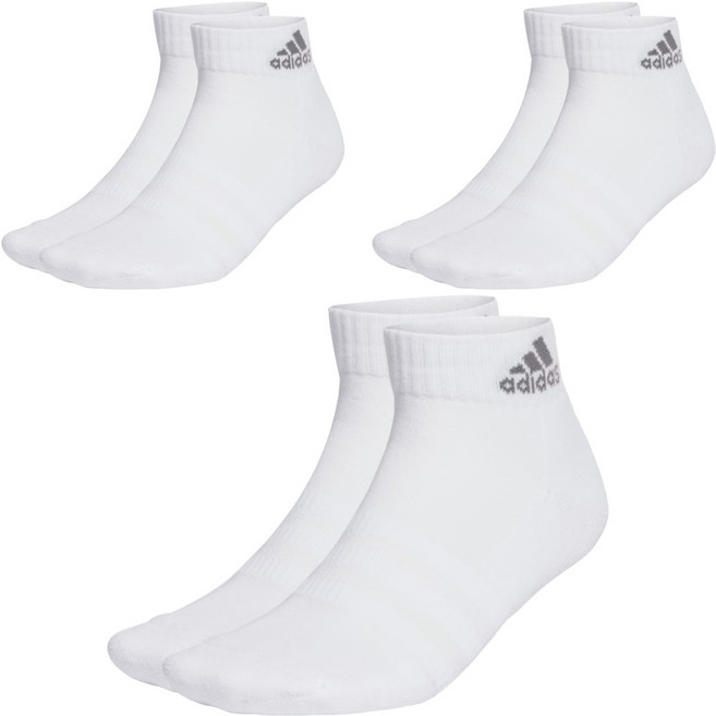 adidas 愛迪達 C SPW ANK 運動襪 IA3946 3雙, 白色, 1套