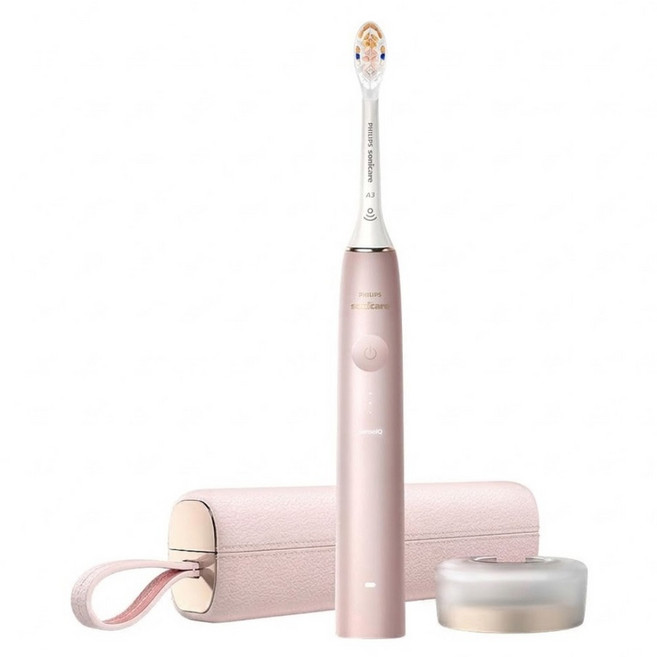 PHILIPS 飛利浦 sonicare 頂級尊榮AI智能音波電動牙刷, 玫瑰金, 1個, HX9996
