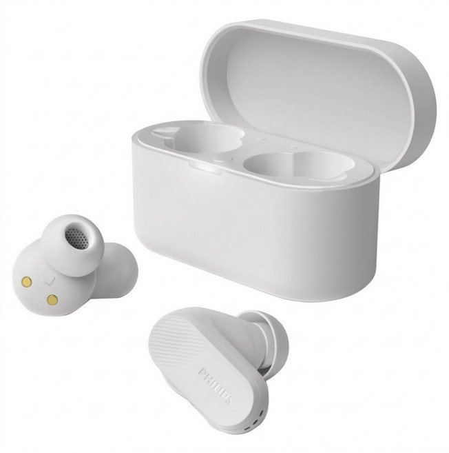 PHILIPS 飛利浦 City系列 主動降噪真無線藍牙耳機, 白色, TAT3509