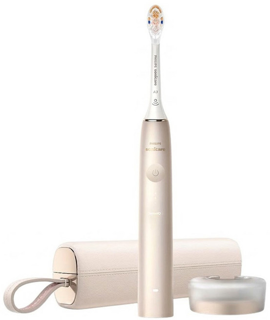 PHILIPS 飛利浦 sonicare 頂級尊榮AI智能音波電動牙刷, 香檳金, 1個, HX9996