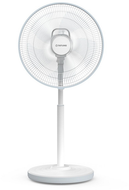 TATUNG 大同 強化鐵管中柱 5片扇葉 立扇 電風扇 白色 DC變頻 遙控器 7段風速 DC直流 16吋 TF-L16DTC