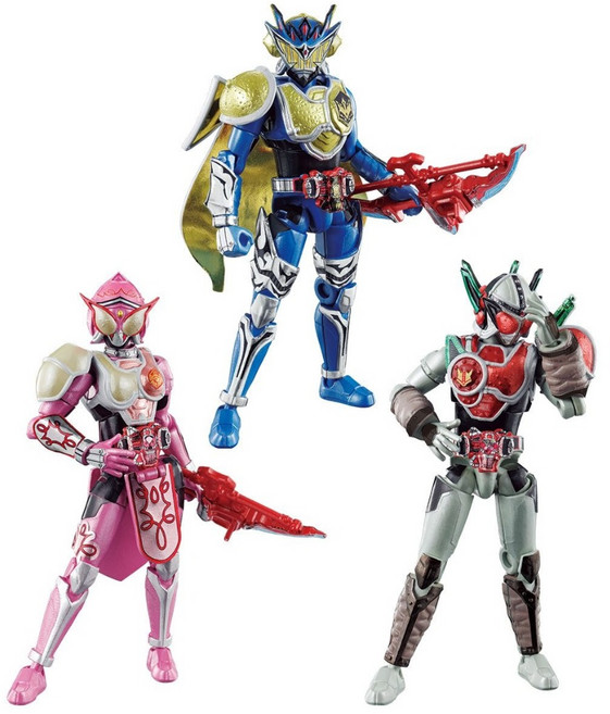 BANDAI 盒玩 SO-DO CHRONICLE 假面騎士鎧武套組 次世代型 全3種販售, 1套