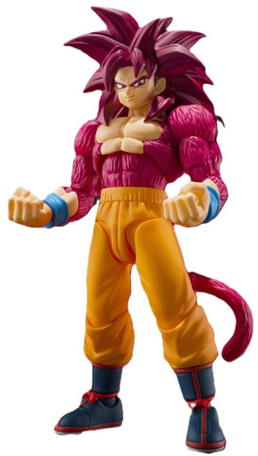 BANDAI S.H.Figuarts 七龍珠 超級賽亞人 4 孫悟空 MINI DAIMA 可動完成品, 1個