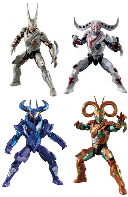 BANDAI 盒玩 掌動 SO-DO CHRONICLE 假面騎士龍騎 Zelles套組 4入組, 1套