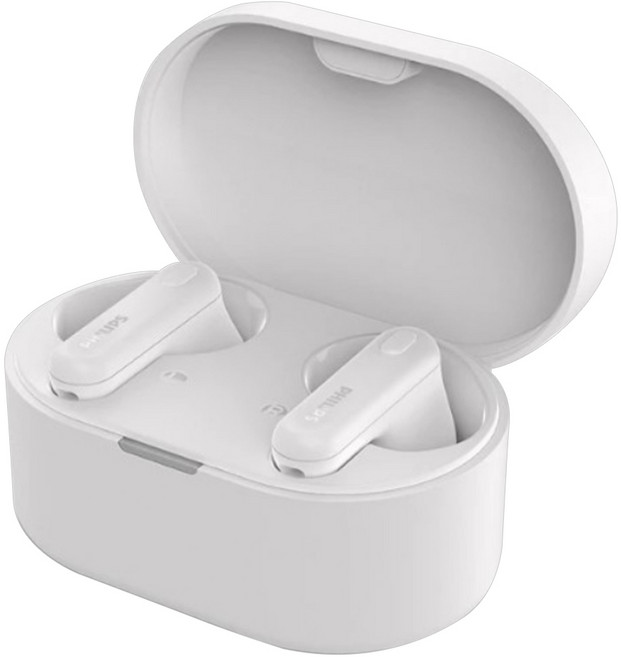 PHILIPS 飛利浦 人體工學藍牙耳機, 白色, TAT1108WT