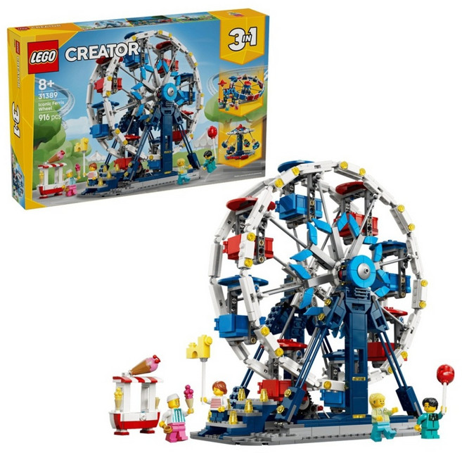 LEGO 創意三合一系列 經典摩天輪 Iconic Ferris Wheel 31389, 1個