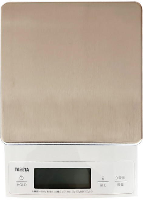 TANITA 塔尼達 電子料理秤, 象牙色, KJ-305, 3kg