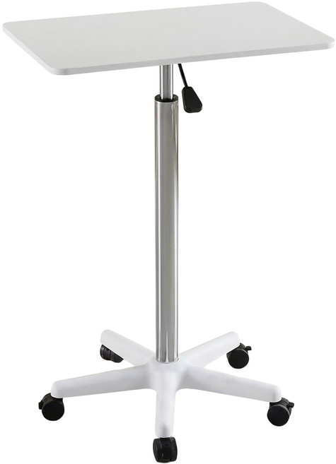AOTTO 創意傢俱 簡約移動升降床邊桌 FT-302, 白色