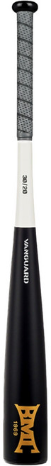 BMC BASEBALL MEMBERS CLUB BANGUARD KBN 1.21 公認合金棒球棒 30 567g BMC-VGG30, 黑白色, 1個
