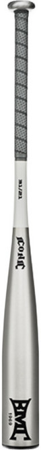 BMC BASEBALL MEMBERS CLUB ICONIC 高耐用性合金棒球棒 595g, 銀白色, 1個