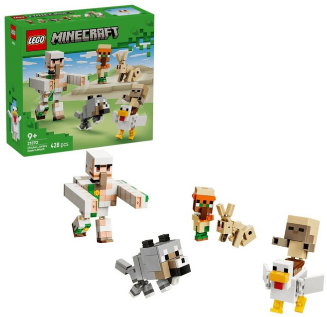 LEGO 21592 當個創世神 雞騎士的沙漠大進擊 Chicken Jockey Desert Attack, 1套