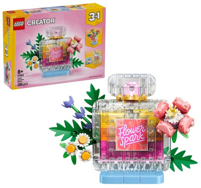 LEGO 31383 創意3合1系列 花卉裝飾香水瓶 Floral Decor Perfume Bottle, 1套