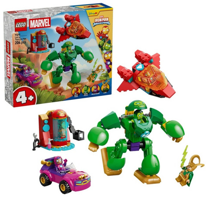 LEGO 11211 漫威系列 洛基大戰鋼鐵人小隊 Loki vs Team Iron Man, 1套