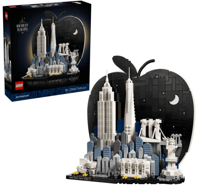 LEGO 21066 經典建築系列 紐約 大蘋果 New York City The Big Apple, 1套