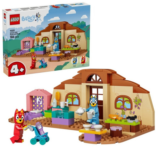 LEGO 11221 布麗系列 小迪與布麗上學趣 School with Rusty and Bluey, 1套