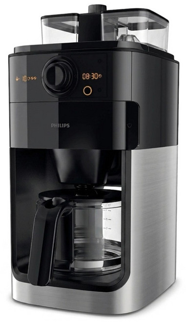 PHILIPS 飛利浦 全自動美式研磨咖啡機, 黑銀色, HD7762