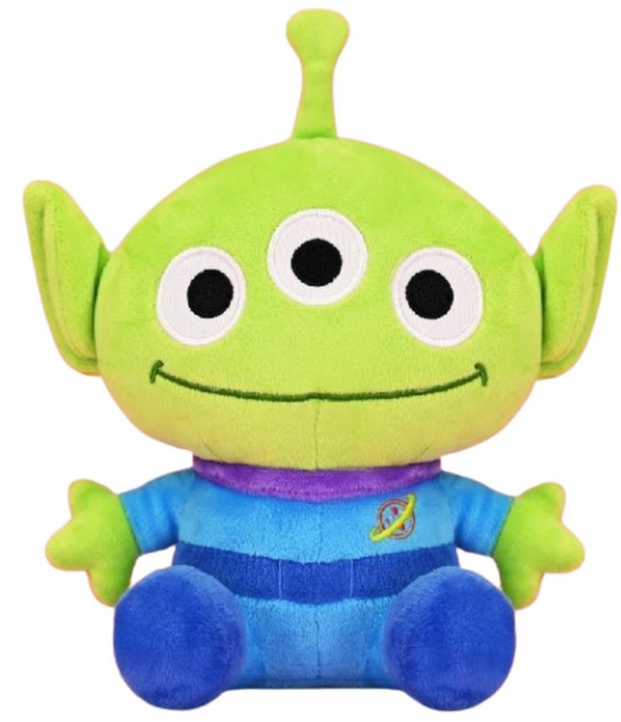 TOY STORY 玩具總動員 坐姿三眼怪 12吋, 綠色, 1個, 40cm