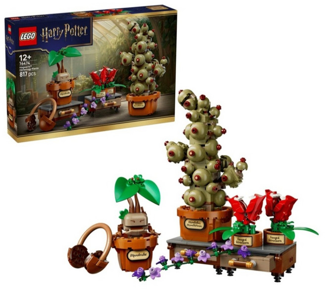 LEGO 76474 哈利波特 霍格華茲 藥草學植物 Hogwarts Herbology Plants, 1個