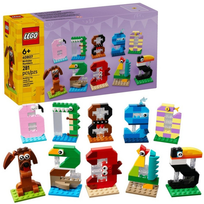 LEGO 40807 節慶系列 生日數字 Birthday Numbers, 1個