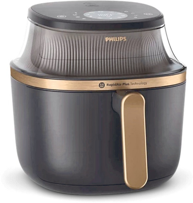 PHILIPS 飛利浦 星視界透視海星氣炸鍋 4.2L, 黑色, NA322/00