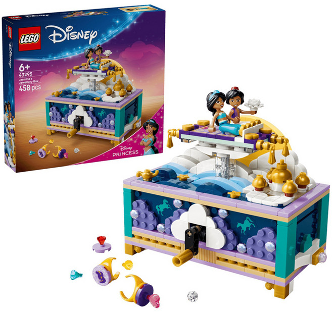 LEGO 迪士尼系列 茉莉公主的首飾盒 Jasmine's Jewelry 43295, 1個