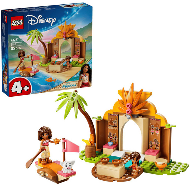 LEGO 迪士尼系列 村莊小屋和船 Village House & Boat 43282, 1個