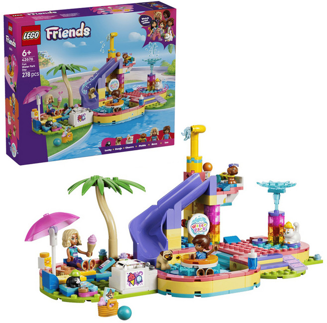 LEGO 好朋友系列 水上樂園歡樂一日遊 Fun Water Park Day 42676, 1個