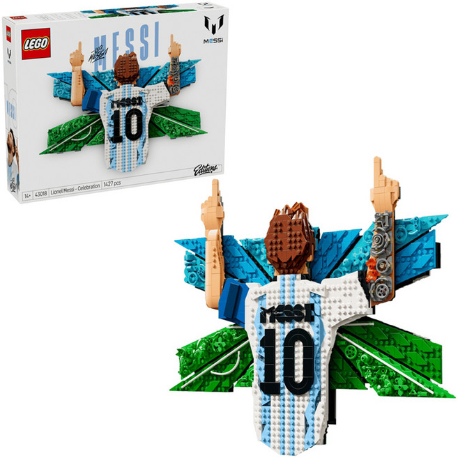 LEGO 運動主題 萊納爾·梅西 慶祝時刻 Lionel Messi Celebration 43018, 1個