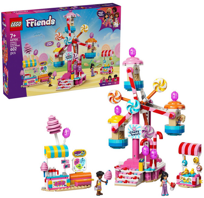 LEGO 好朋友系列 糖果和杯子蛋糕摩天輪 Candy & Cupcake Ferris Wheel 42700, 1個