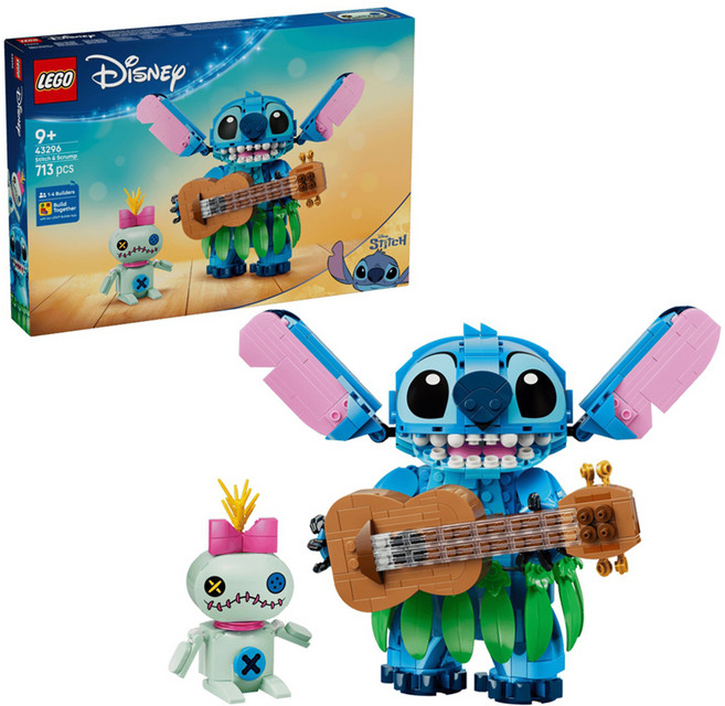 LEGO 迪士尼系列 史迪奇和史況普 Stitch & Scrump 43296, 1個
