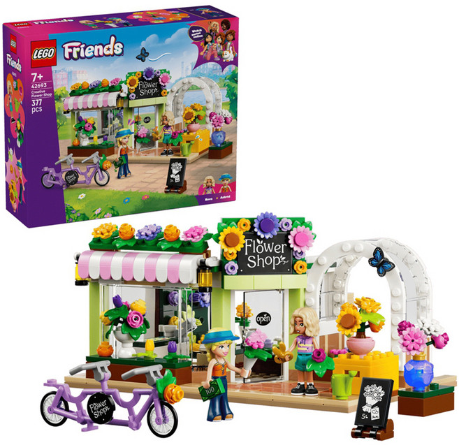 LEGO 好朋友系列 創意花店 Creative Flower Shop 42693, 1個