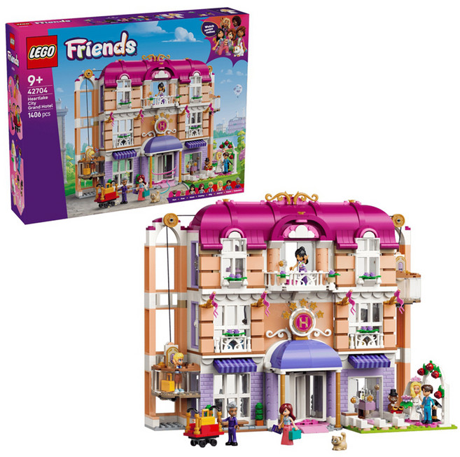 LEGO 好朋友系列 心湖城大飯店 Heartlake City Grand Hotel 42704, 1個
