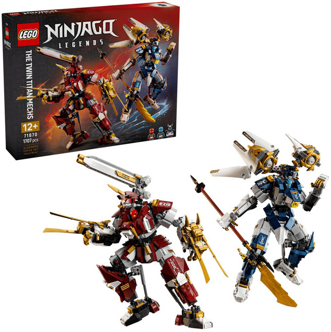 LEGO 71870 旋風忍者系列 雙子鈦機械人 The Twin Titan Mechs, 1個