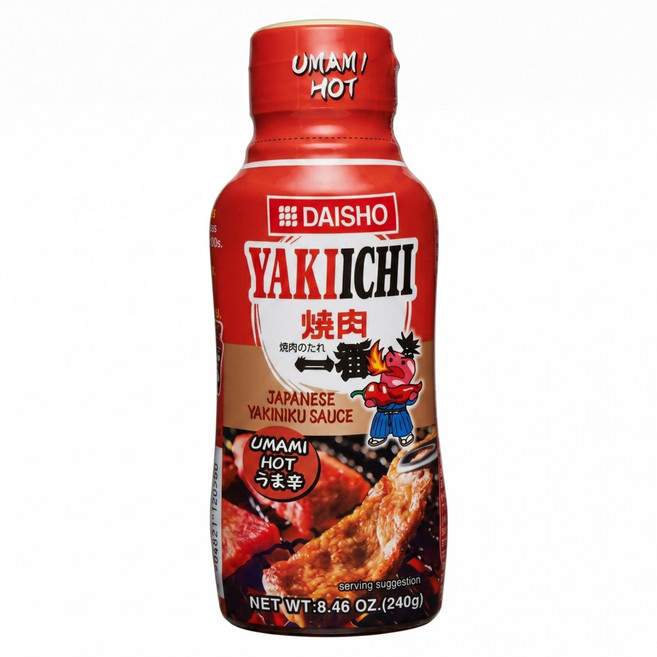 DAISHO 大逸昌 YAKIICHI燒肉一番 辣味烤肉醬, 240g, 1個